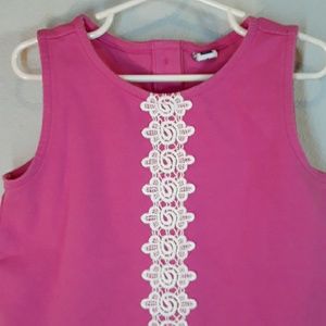 Janie and Jack Shirts & Tops - Janie and Jack peplum embrodered tank top size 6 Janie and Jack Shirts & Tops - Janie and Jack peplum embrodered tank top size 6